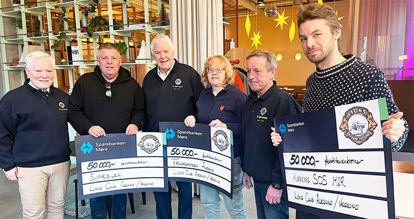 Lions - gode venner som hjelper andre!