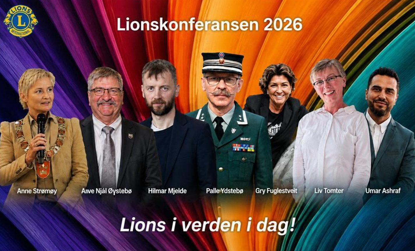Artikkelbilde til artikkelen Bli med på Lionskonferansen 2026